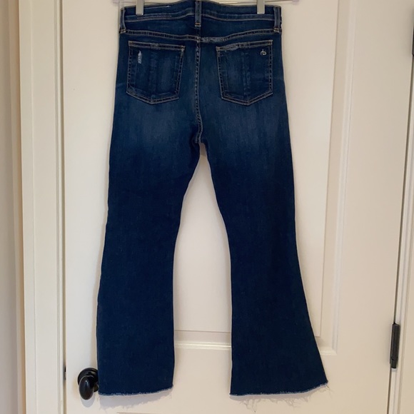 Rag & Bone crop flare 10” size 30 my fav RB wash - Picture 5 of 5